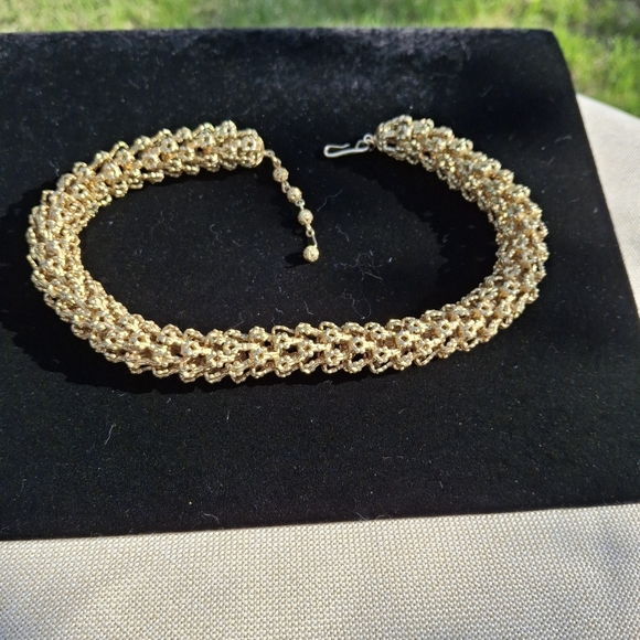 Jewelry - Gold Choker Necklace Statement Piece